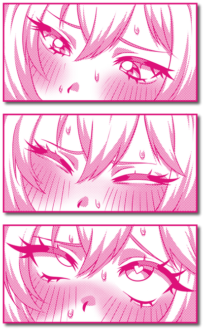 The Three Steps - Set of 3 Vinyl Stickers